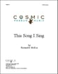 This Song I Sing SATB choral sheet music cover
